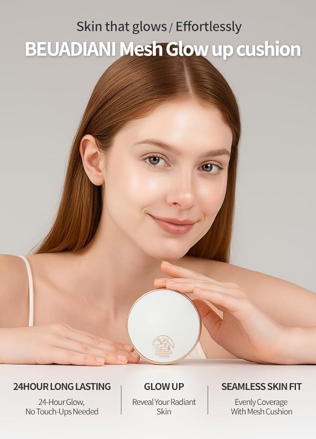 Mesh Glow Cushion Foundation (03-REFIL Deep Cover Daily (#23-24), Refill Only)