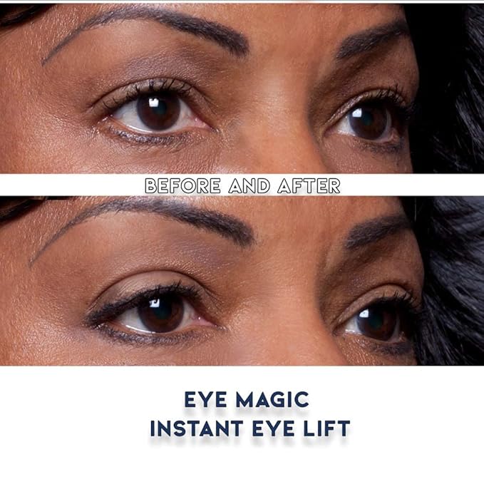 Eye Magic Premium Eye Lift (S/M Kit + Gel) Made in America Instantly Lifts and Defines Droopy, Sagging or Hooded Eyes Safe For Daily Use