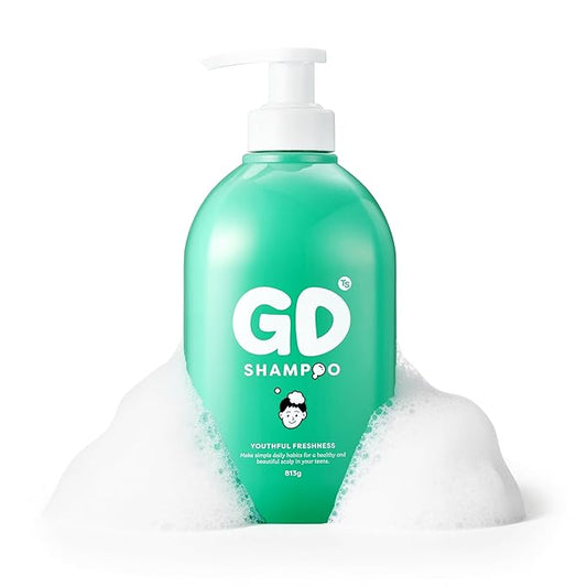 TS GD Shampoo for Teens | Korean Anti-Dandruff Shampoo for Oily & Itchy Scalp | Fruity Allergy-Free Scent | Sulfate-Free Gentle Hair Care (14.1 Oz)