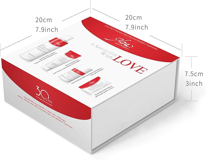 Alra Chemo & Radiation Kit Therapy Skincare Bundle (4-Piece Set) Deep Moisturizing Lotion, Mild Soap, Conditioning Shampoo, Non-Metallic Deodorant | Natural, Soothing Wellness for Cancer Patients