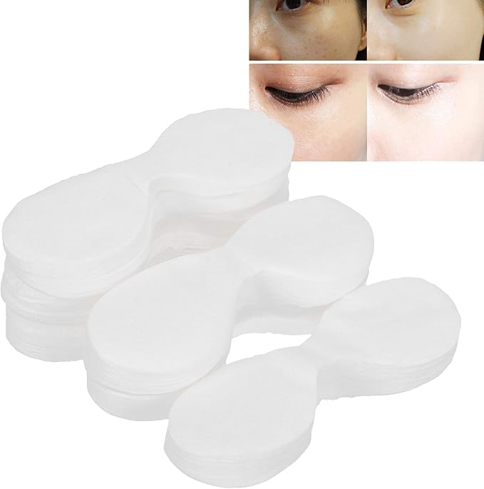 Eye Paper 600pcs Disposable Cotton DIY Eye Paper, Beauty Salon Eye Sheet for Moisturizing Paper Eye s Toner Lotion Paper.