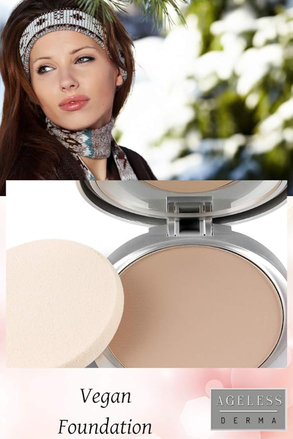 Pressed Mineral Foundation With Vitamin for a Natural Silky Finish