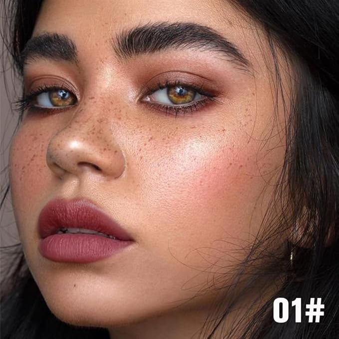 evpct Maroon Red Peel Off Lip Stain Tints, Matte Liquid Lipstick Lip Stain Long Lasting Waterproof for Women, Non-stick Cup Lipstick Peel Off Highly Pigmented Not Faded Smudge-proof Easy to Apply, 01