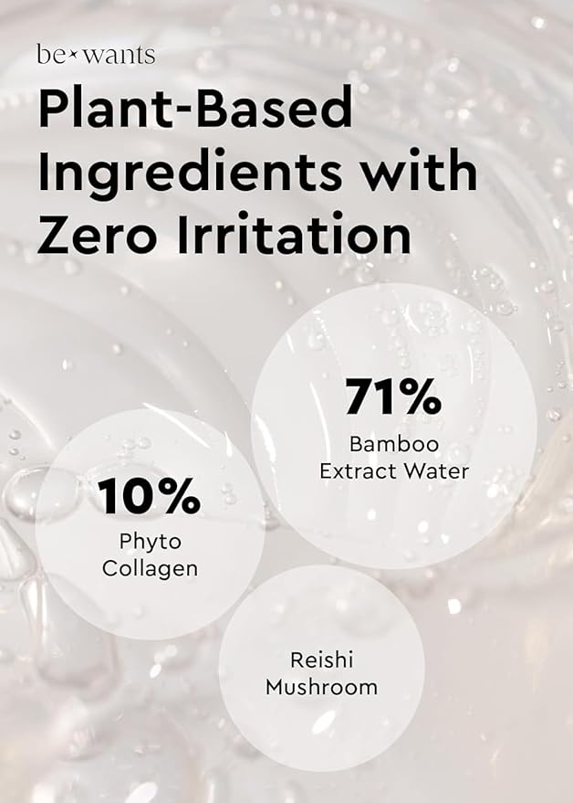 Bewants under eye patches for puffy eyes, Korean under eye mask with vegan collagen and 71.9% bamboo water, patches for dark circles and Cooling, 60 pieces