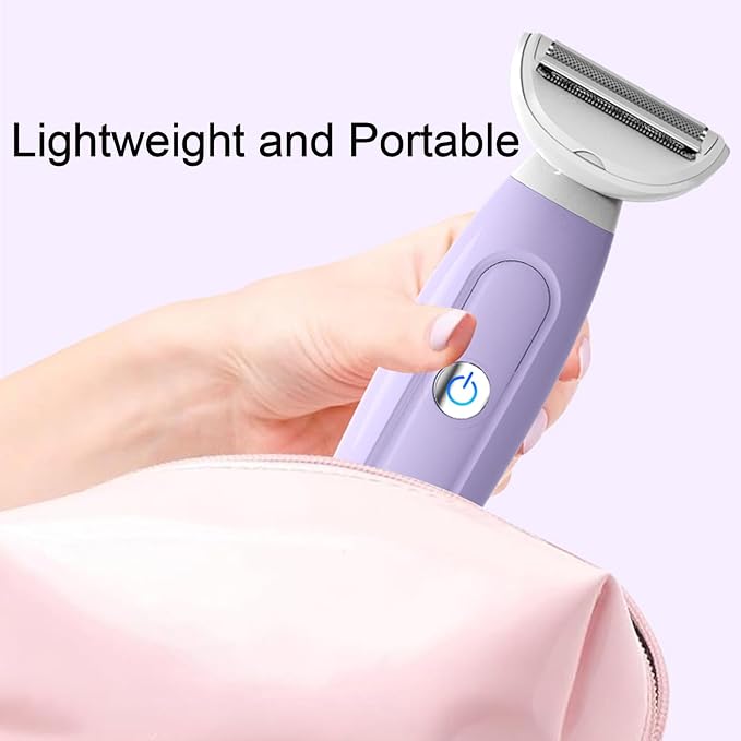 Electric Razors for Women, Bikini Trimmer for Women, Multifunction 5 in 1 Lady Shaver Kit for Face Nose Eyebrow Arms Armpit Legs Pubic Area