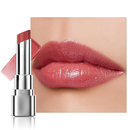 1Pcs Tinted Lip Balm Moisturizing Lipstick – Watermelon Peach Pink Sheer Hydrating Lip Color for Dry Lips – Nourishing Lip Balm for All Women with a Subtle Natural Scent (S02 Summer)