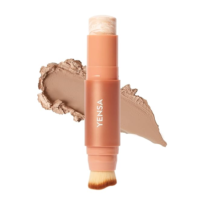 YENSA Super Serum Silk Foundation Stick - Full Coverage Foundation, Contour, Concealer, Bronzer All-In-One 100 mL / 3.5 oz (Fair 1)