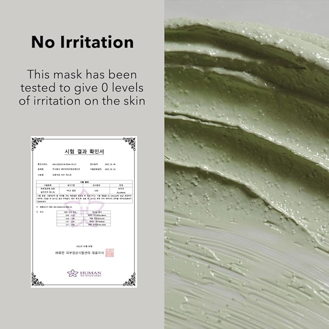 Mung Bean Wash Off Facial Mask | Domestically Harvested Ingredients, Gentle Sebum Control | Product of Korea - 3.38 fl. Oz
