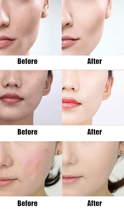 GL-Turelifes Mushroom Head Air Cushion Foundation CC Cream Water Feeling Flawless BB Cream Moisturizing Oil Control, Lightweight & Smoothing Natural Concealer (Apricot)