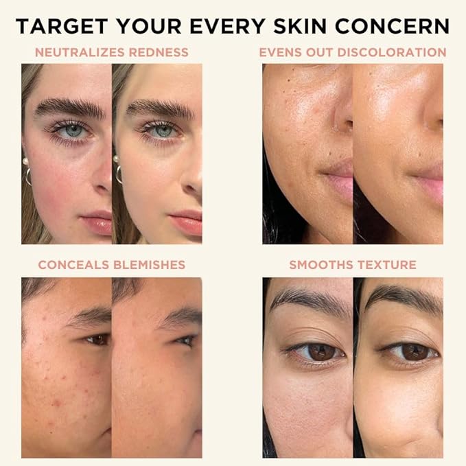 HALEYS Re-form Luminous Skin Foundation, VEGAN + CRUELTY-FREE, Blurs, Conceals, Blendable, Buildable Med-to-Full Coverage, Weightless, Oil-free, All-Day Wear, Hyaluronic Acid, All skin types (7.25)