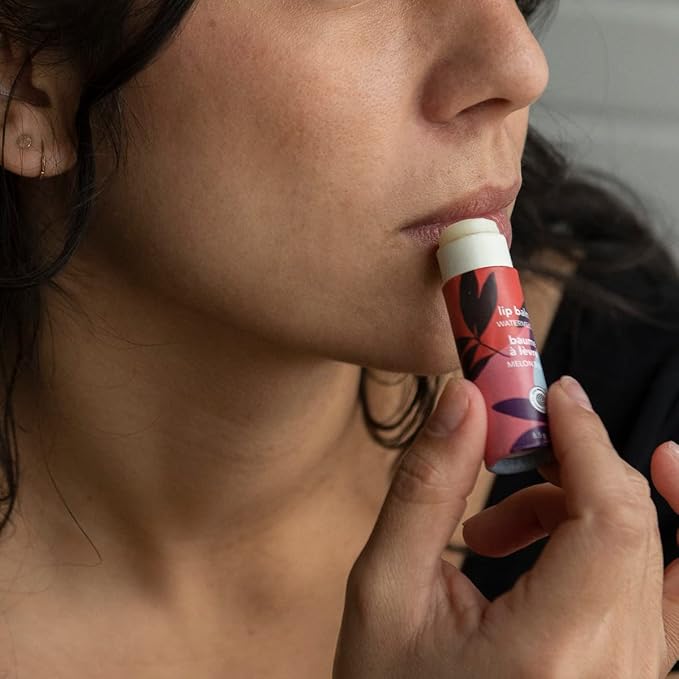 ATTITUDE Plastic-free Lip Balm, EWG Verified Plant- and Mineral-Based Ingredients, Vegan and Cruelty-free Personal Care Products, Watermelon, 0.3 Oz