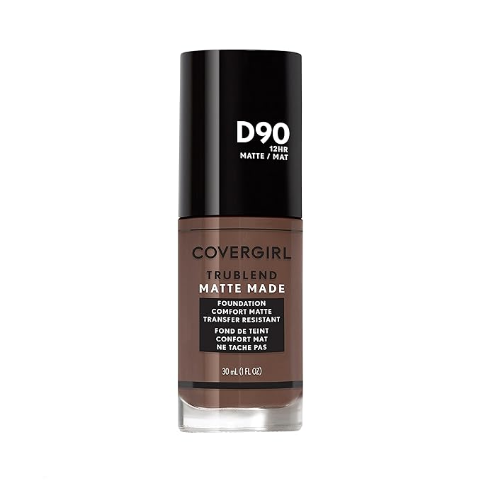 Covergirl Trublend Matte Made Liquid Foundation, D90 Espresso, 1.014 Fl Oz