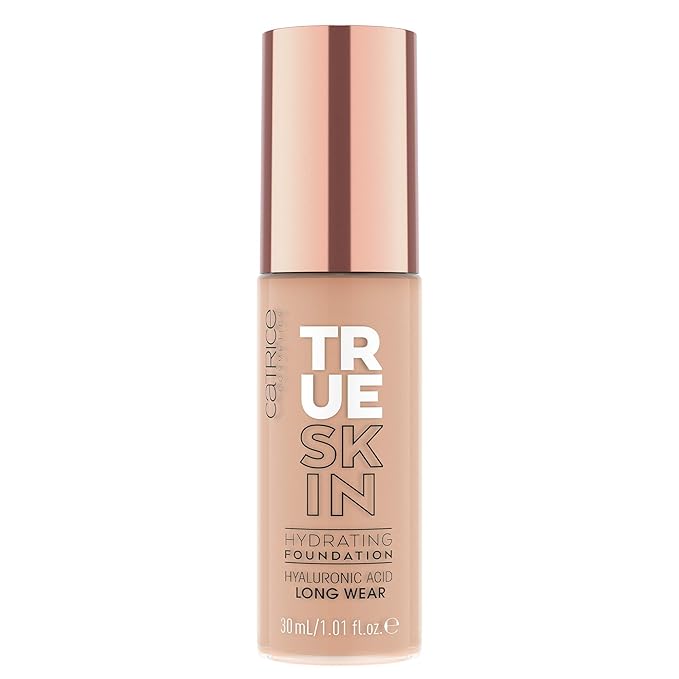 Catrice | True Skin Hydrating Foundation | Lightweight Buildable Coverage with Hyaluronic Acid and Watermelon Seed Oil | Vegan & Cruelty Free (043 | Neutral Macchiato)
