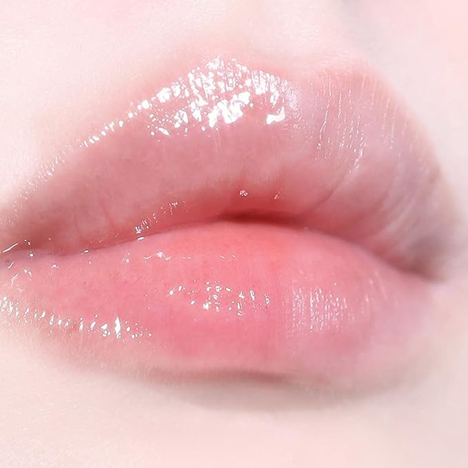 AOU GLOWY TINT BALM Tinted Lip Balm with Natural Gloss Instant Hydration for Chapped Lips 0.12Oz (00 Good Balm)