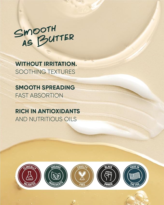 Buttah Skin by Dorion Renaud Complete Melanin-Rich Skin Care Kit | Shea Butter, Vitamin C Serum, Facial Cleanser | Organic & Natural | Black-Owned