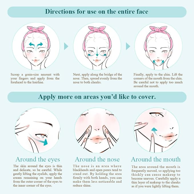 Smooth Skin Cover Foundation Primer 20g Pores Makeup Concealer Cream Coverage Japanese Waterproof Makeupbase