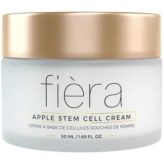FIÈRA 24-Hour Rejuvenating Face Cream with Apple Stem Cells - Anti-Aging Moisturizer for Mature Skin, Day & Night Hydration, Improves Skin Tone, Texture, and Elasticity - 1.69 FL. OZ. / 50 ML