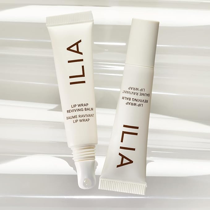 ILIA - Lip Wrap Reviving Balm | Non-Toxic, Vegan, Cruelty-Free, Plumping Moisturizer with Long Lasting Hydration (Lucid, 0.23 fl oz | 7 ml)