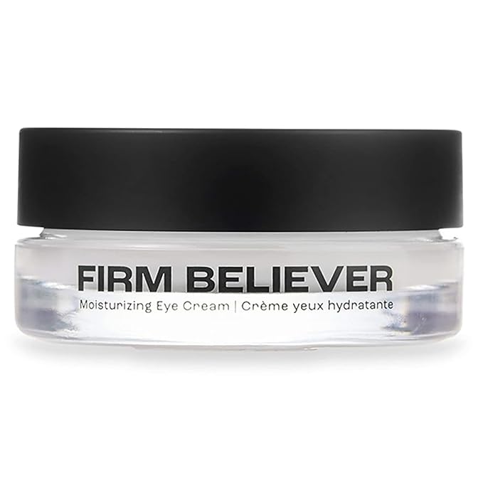 Firm Believer: 30ml Under Eye Cream with Vitamin C - Puffiness, Dark Circles, Eye Bags, Fine Lines and Wrinkles Reducer - Anti-Aging Eye Creams and Skin Care for Men and Women