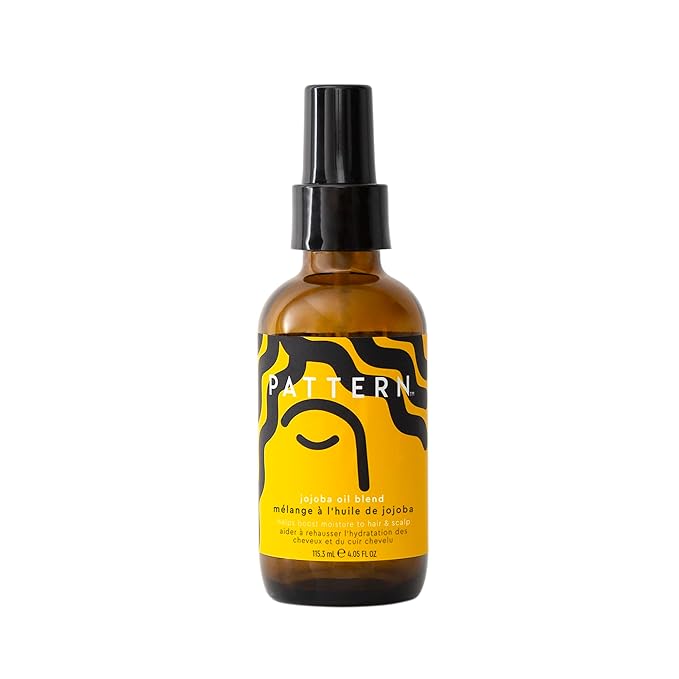 PATTERN Beauty by Tracee Ellis Ross Jojoba Hair Serum, 3.9 Fl Oz, Safflower, Jojoba, Rosehip, Olive & Lavender Oils, Lightweight Moisture Boost for Hair and Scalp