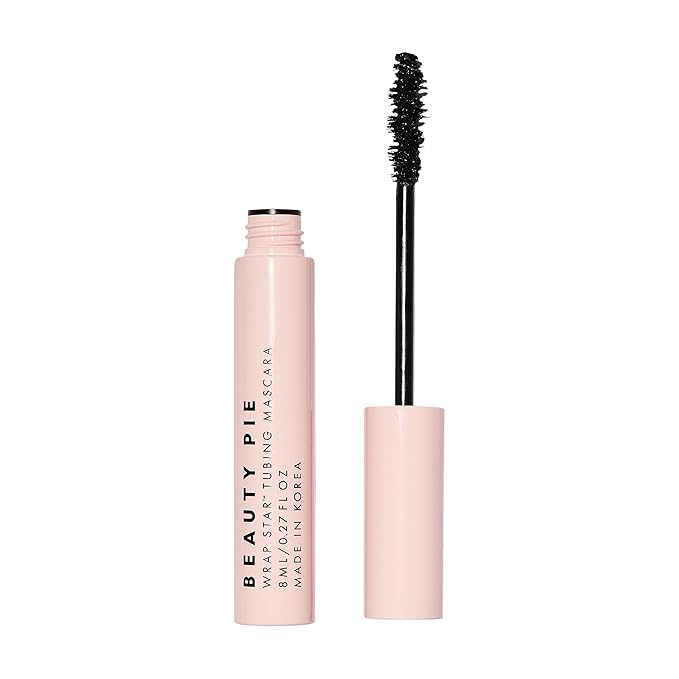 Wrap Star Tubing Mascara For Lenghtening & Curling & A Smudge-Proof & Flake-Proof Finish (Classic Black)