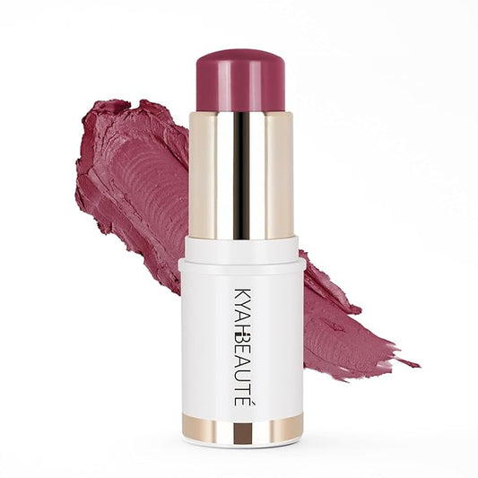 Blush Stick, Cream Blush for Cheeks and Lip Tint, Dewy Finish, Buildable & Blendable Color, Lightweight & Long-Lasting Formula | Mauve, 0.53fl.Oz