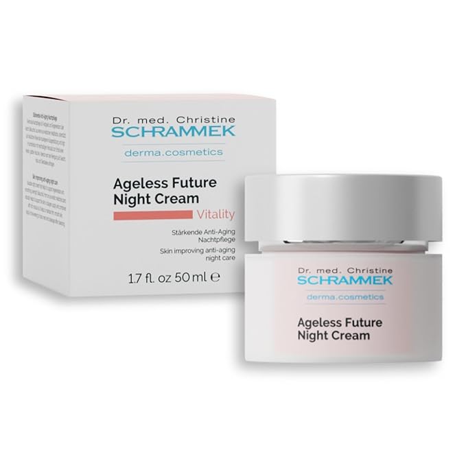 Ageless Future Night Cream (1.7 fl oz) - Skin Improving Anti-Aging Night Care – Regenerating Night Cream - with Vitamin A - Skin Care - Dr. Schrammek