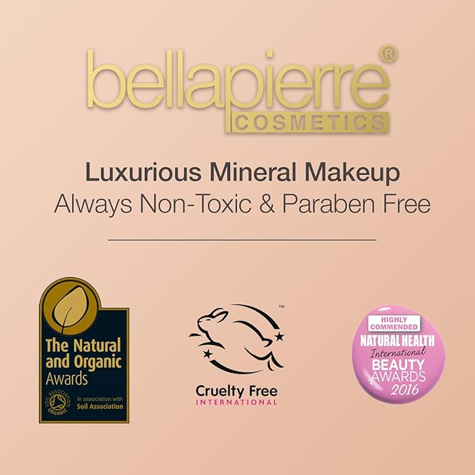 bellapierre Mineral Foundation SPF 15 - Loose Powder Foundation | Vegan & Cruelty Free Natural Makeup | Full Coverage Matte Finish | Hypoallergenic | Oil & Talc Free - 0.32 Oz - Brown Sugar