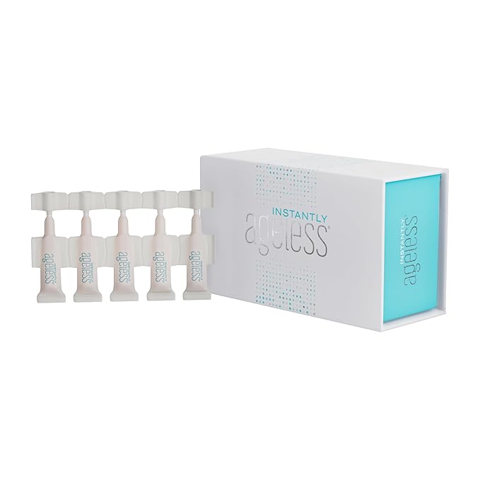 Instantly Ageless Facelift in A Box - Instant Eye Bag Remover Puffiness -1 Box of 25 Vials Moisture Lift- Instant Under Eye Bags Remover - Wrinkle Tightener