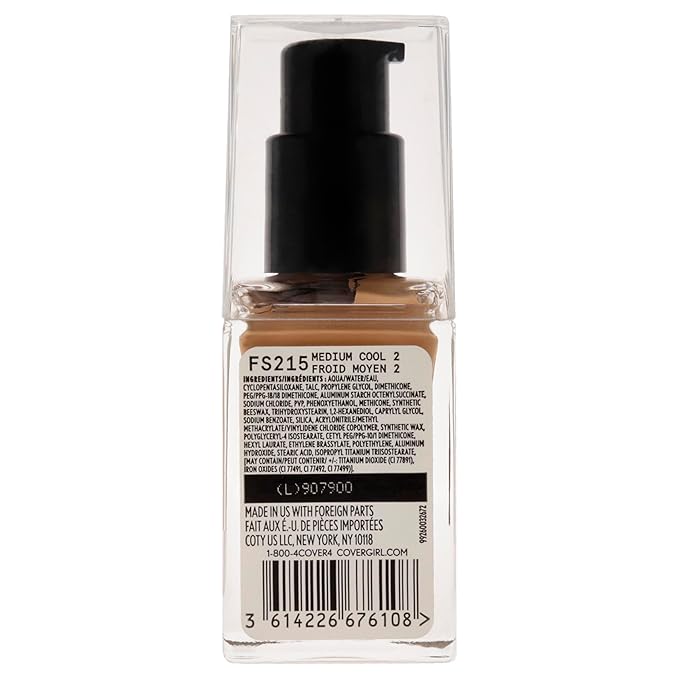COVERGIRL Matte Ambition, All Day Foundation, Medium Cool 2, 1.01 Ounce