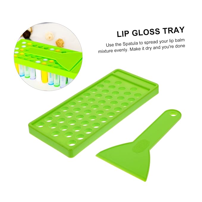50 Lipstick Filling Mold lip balm pour kit lip balm tube tray lipstick Tray lip tubes stand tray lip balm container tray lip balm tube filling tray kit plastic small