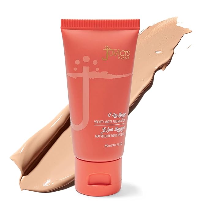 Juvia's Place I Am Magic Velvety Matte Liquid Foundation 740 - Marisol - Very Light w/Neutral Undertone, Makeup Foundation Full Coverage, Lightweight, Long Wear, Velvety Matte Finish