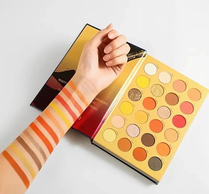 Generic Majical Book of Beauty Makeup Palette, 72 Colors, 3-Layer Folding Book, Eyeshadow Palette, Long Lasting