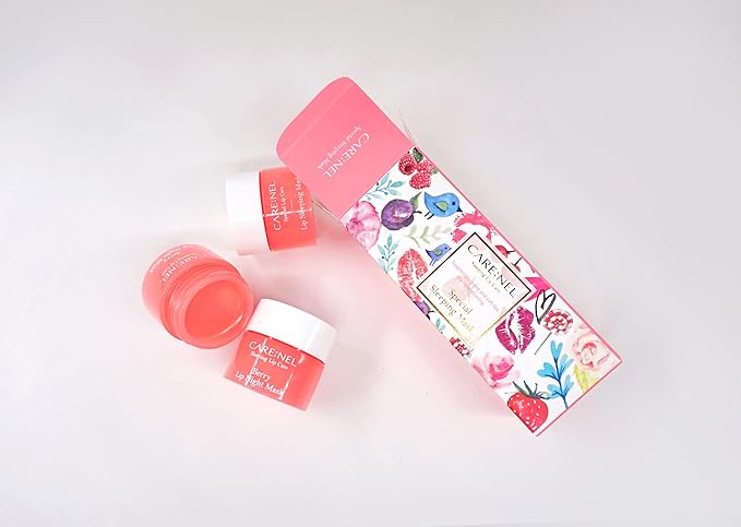 CARENEL Lip Sleeping Mask 5g (Berry 3Set) - Lip gloss Cream - Overnight Treatments Lip Balm