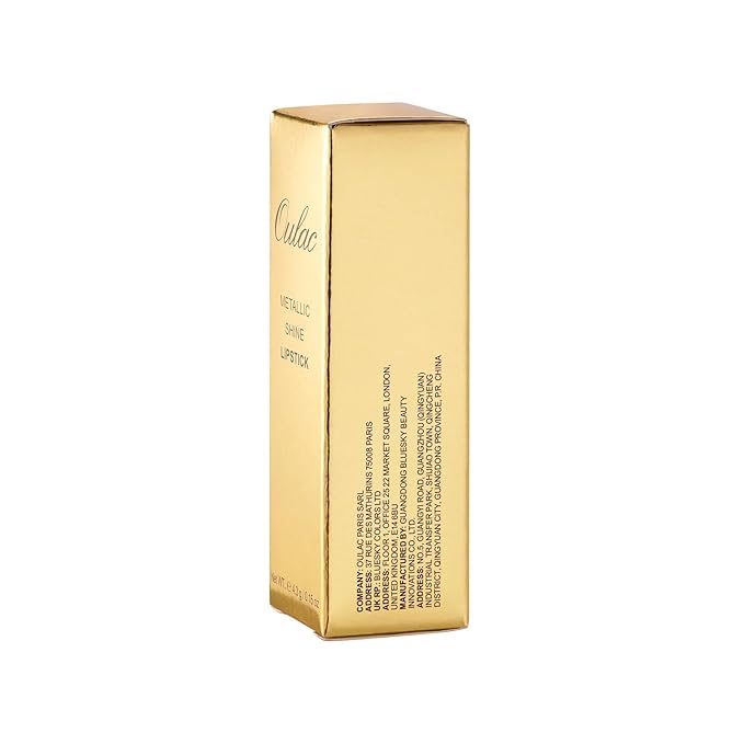 Oulac Metallic Purple Lipstick Set - 2PCS Vegan Lightweight Hydrating Formula with High Impact Lip Color for Full Coverage Lip Makeup, Christmas Gifts for Women, 03+14