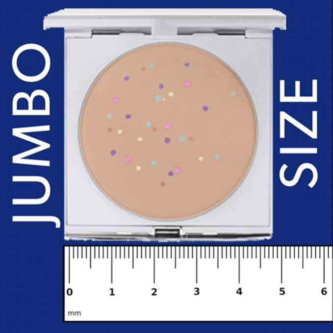 Magic Minerals by Jerome Alexander Jumbo Size Mineral Powder Foundation with Color Correctors, Antioxidant Skincare Formula (Medium Dark)