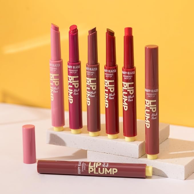 MAEPEOR Hydrating Lip Plumper 12 Colors Moisturizing Shiny Juicy Lip Balm Long Lasting Nourishing Lip Pluming Balm（Color 09)