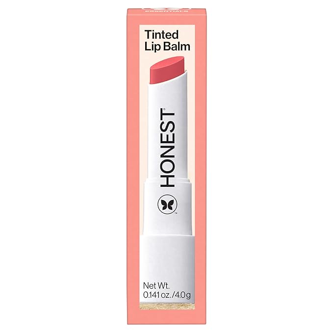 Honest Beauty Tinted Lip Balm | Antioxidant-rich Acai Extracts + Avocado Oil | EWG Certified, Vegan, Cruelty Free | Summer Melon