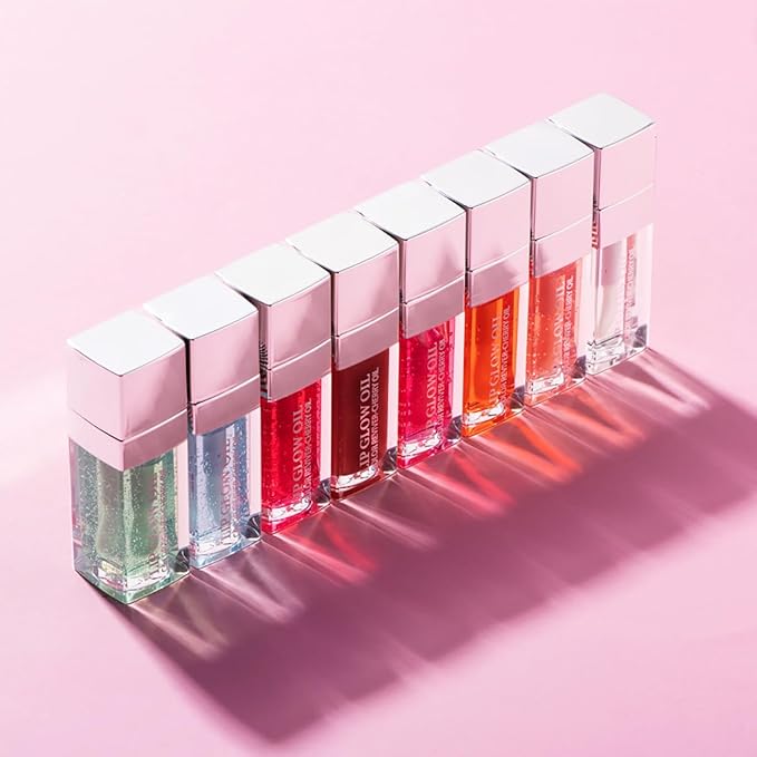 Hydrating Lip Glow Oil Moisturizing Plumping Lip Tint Lip Gloss Transparent Lip Balm Long Lasting Nourishing Repairing Lightening Lip Lines (012# ROSEWOOD)