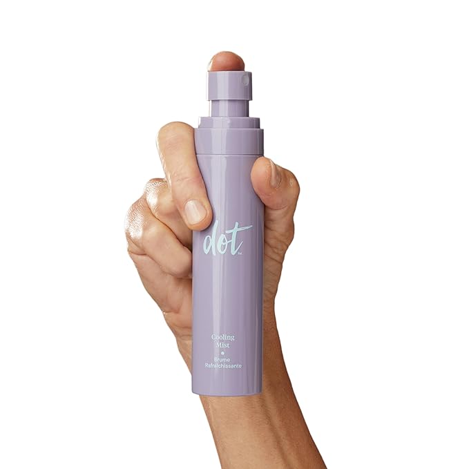 dot Cooling Facial Mist With Vitamin C, Plant-Based Antioxidants & Skin Revitalizing Feminage - Face Mist that Moistures, Rejuvenates & Clarifies – For All Skin Types – Menopause Skincare - 3.4 oz