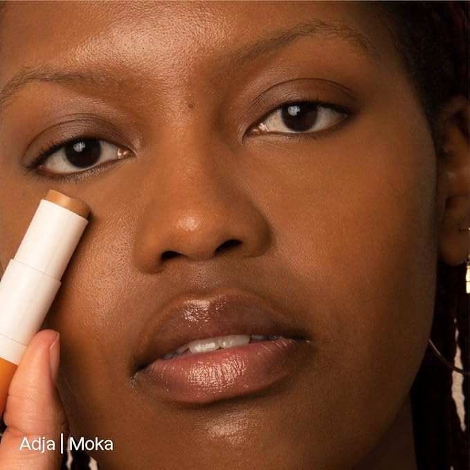 ATTITUDE Oceanly Light Coverage Under Eye Concealer Stick, Titanium Dioxide-Free, EWG Verified, Plastic-Free, Vegan & Cruelty-free Makeup, Moka, 0.2 Ounces