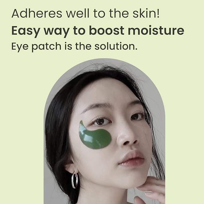 HEIMISH Matcha Biome Hydrogel Eye Patch (60ea) | Eye Patch for Swollen Eyes and Wrinkles | Matcha, flawless skin, Calming, for Swollen Eyes, Antioxidant, Soothing, Vitamins, Kbeauty