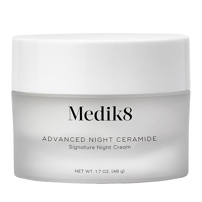 Medik8 Advanced Night Ceramide - Signature Anti Aging Night Cream for Face - Face Moisturizer with Skin Tightening Ceramides and Antioxidants - 1.7 oz