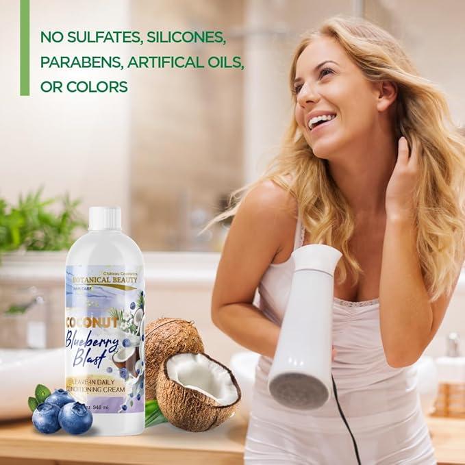 Botanical Beauty Blueberry Blast Leave-In Daily Conditioning Cream (32 Fl. Oz.)