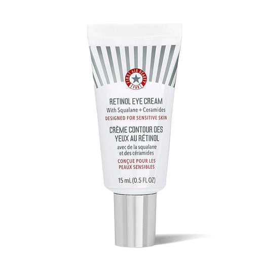 First Aid Beauty Retinol Eye Cream with Squalane + Ceramides – Visibly Smooths Fine Line & Wrinkles Around the Eyes – 0.5 oz.