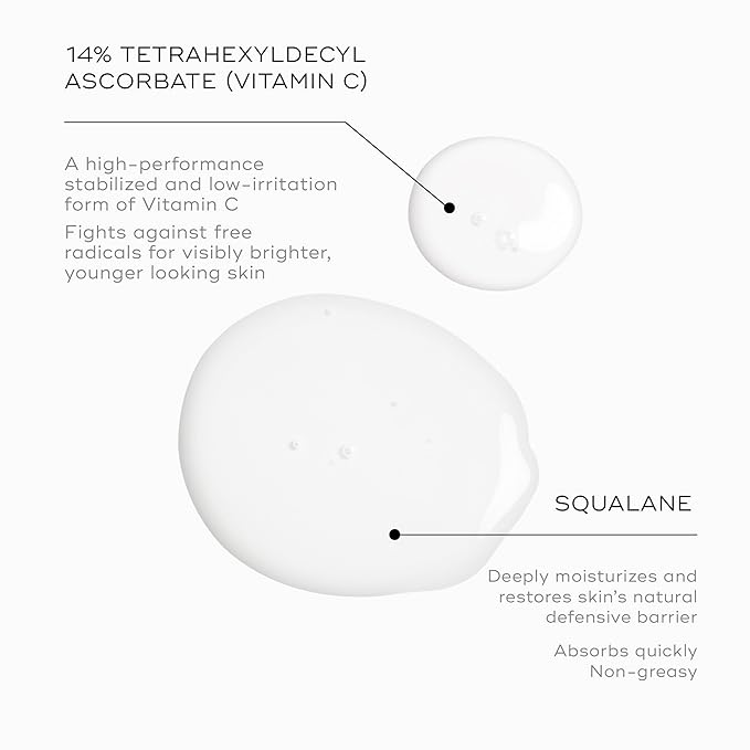 Medik8 C-Tetra Luxe - Balancing Vitamin C Serum For Face - Smooths Fine Lines and Wrinkles - Face Serum with Squalane - Vegan and Gluten Free - 1.0 oz
