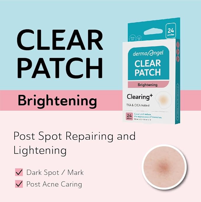 Dark Spot Patches Blemish Patches with Hydrocolloid, TXA & CICA for Active Acne & Post-Inflammatory Dark Spots - Day and Night Use - UPGRADED (Post Acne - 132 Count - 2 Size)