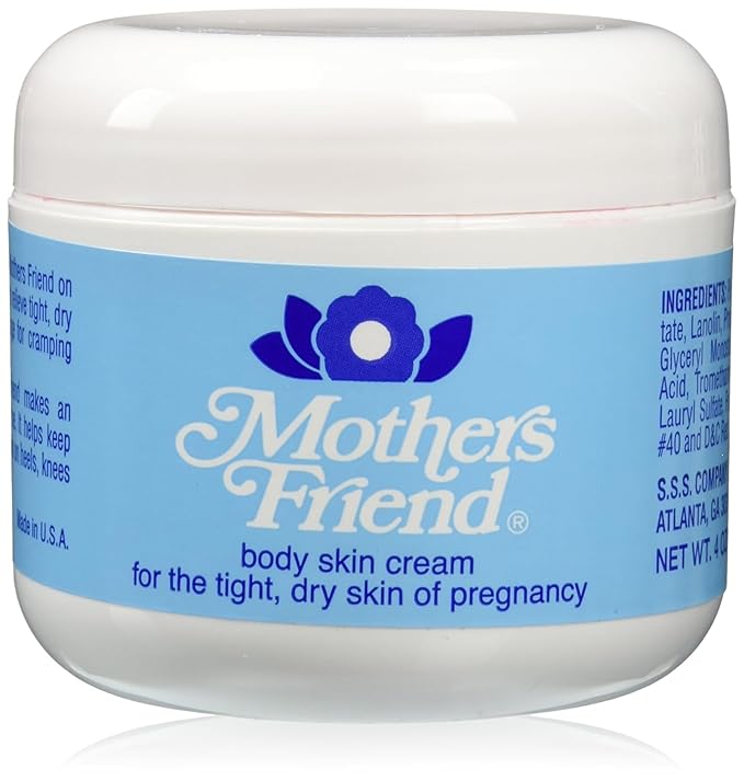 1 Pack of Mothers Friend Body and Skin Cream, for Stretched Tight and Dry Skin of Pregnancy
