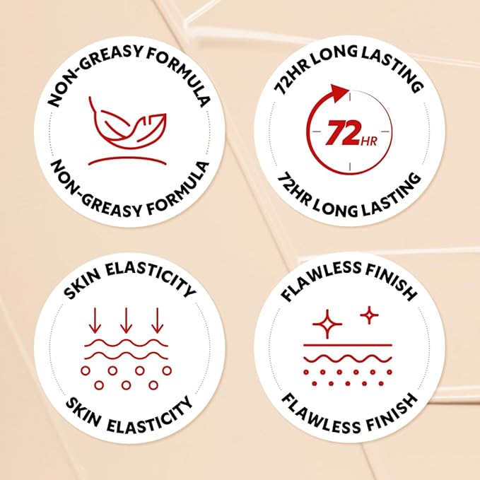 [*Mini Size*] TIRTIR Mask Fit Red Cushion Foundation | Full coverage, Weightless, Skin fit, Satin Glow Finish, Korean Makeup, beauty, Tattoo cover up, Buildable (#13N Fair Ivory, 0.15 Fl Oz)