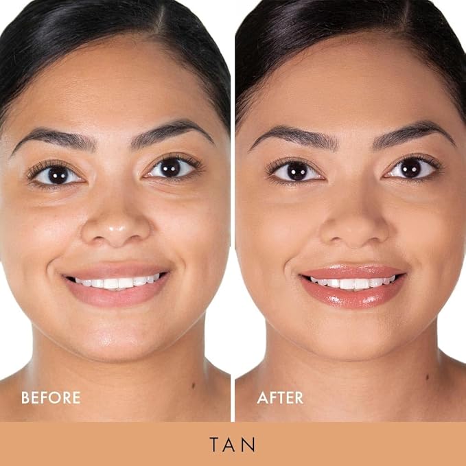 Wander Beauty Wanderlust Powder Foundation - Tan - Blurs and Evens Skin Tone - Perfects and Hydrates With Hyaluronic Acid, Aloe, Honeysuckle, & Vitamin E - Lightweight, Buildable Coverage - 0.31 oz